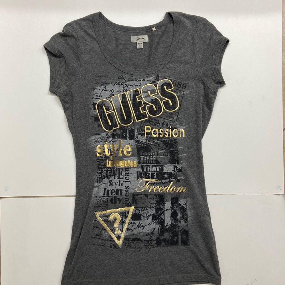 Gray Guess Tee